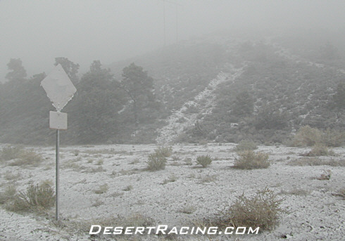 Snow in Pahrump